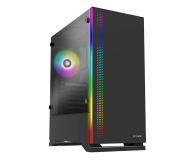 ZALMAN S5 Black ATX Mid Tower PC Case RGB fan TG - 668123 - zdjęcie 1